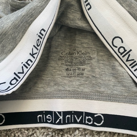 Calvin Klein Womens Modern Cotton Bralette - Size Medium - Good Condition - Picture 4 of 4